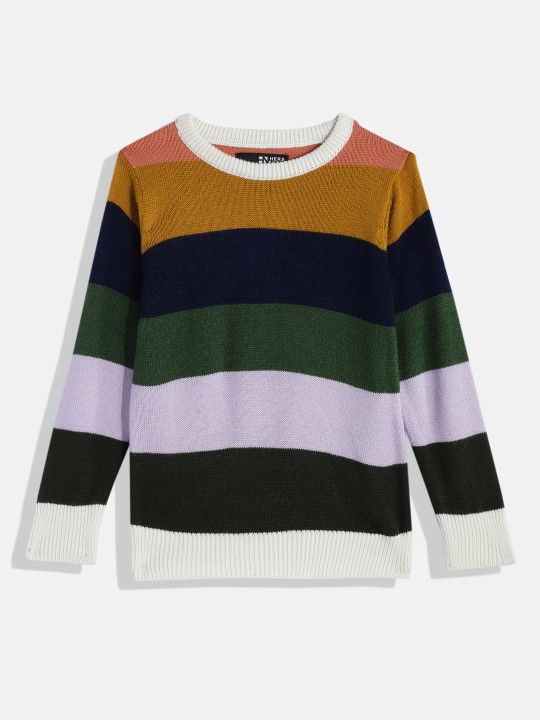 HERE&NOW - Boys Colourblocked Pullover Sweater