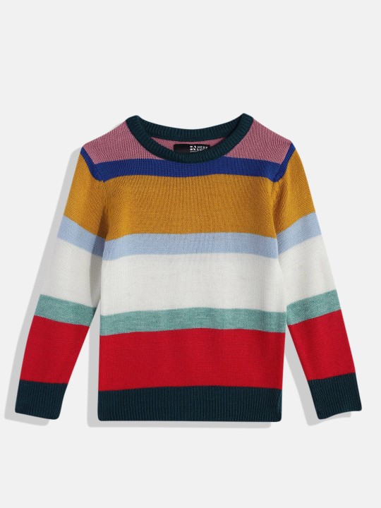 HERE&NOW - Boys Colourblocked Pullover Sweater