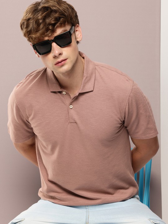 Kook N Keech - Solid Polo Collar Pure Cotton T-shirt