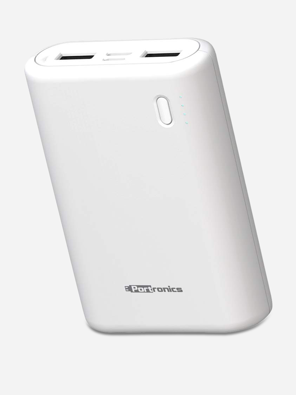 Portronics - White Indo 10X Power Bank with LED Indicator