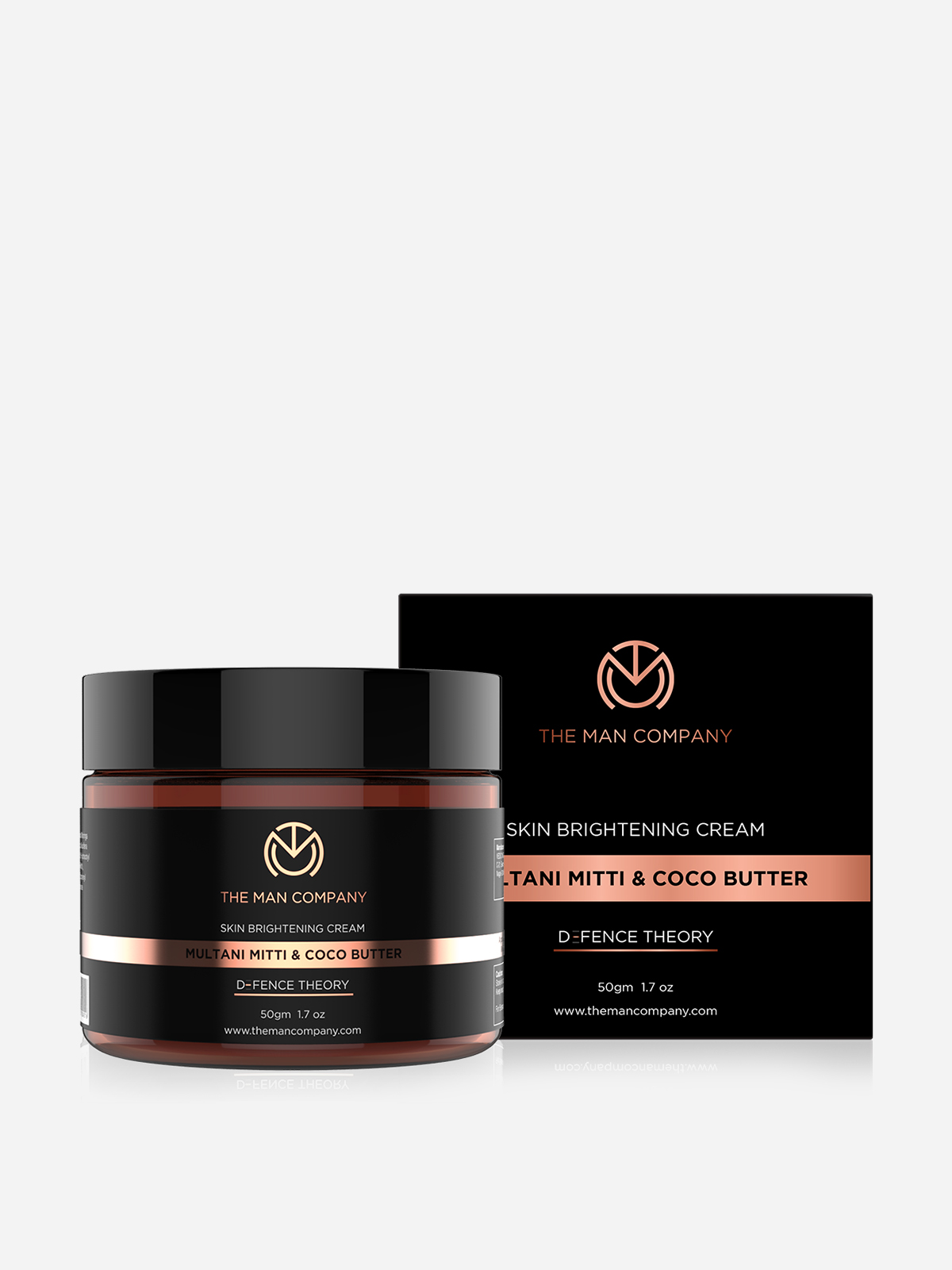 The Man Company - Multani Mitti And Coco Butter Skin Brightening Cream, 50 gm