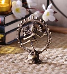 Brown Brass Natraj Idol