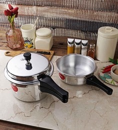 Induction Base Outer Lid Pressure Cooker-3.5 & 5 Ltr