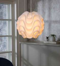 Adara White Metal Hanging Light