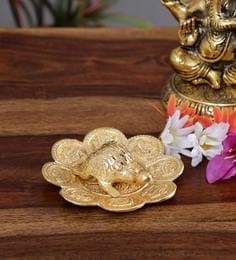 Gold Aluminium Tortiose Feng Shui Symbol  Idol