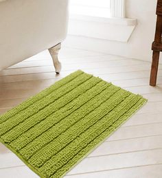 Solid Microfibre 26 x 18 inch Bath Mat