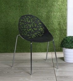 Plastic Chair in Black Colour