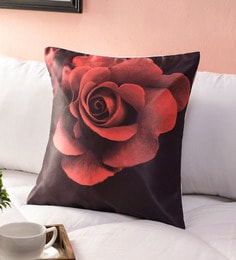 Floral Silk 16 x 16 inch Cushion Cover