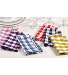 Cotton Kitchen Towel Set in Multi colour - Set of 18