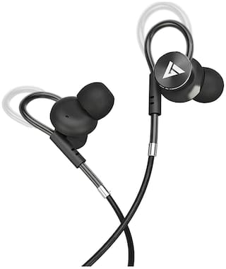 Boult Audio Basshbuds Loop In-Ear Wired Headphone ( Black )