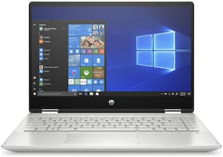 HP Pavilion x360 (Intel Core i5-10th Gen/8 GB/512 GB SSD/39.62 cm (14 inch)/Windows 10 Home/MS Office) 14-dh1179TU 2 in 1 Laptop (Mineral Silver, 1.58 kg)