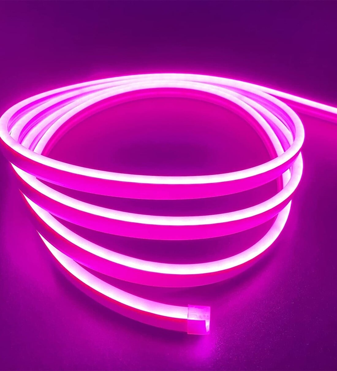 Neon Pink 5 Mtr (Without Adapter) Strip Light,Share By Mansaa