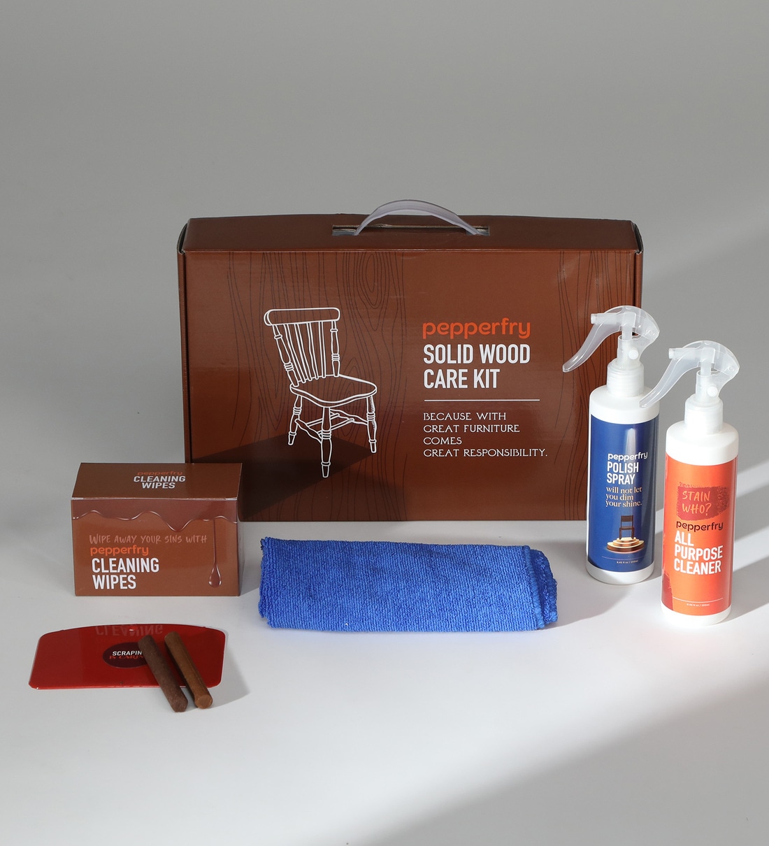 Solid Wood Care Kit,Share By Woodsworth from Pepperfry