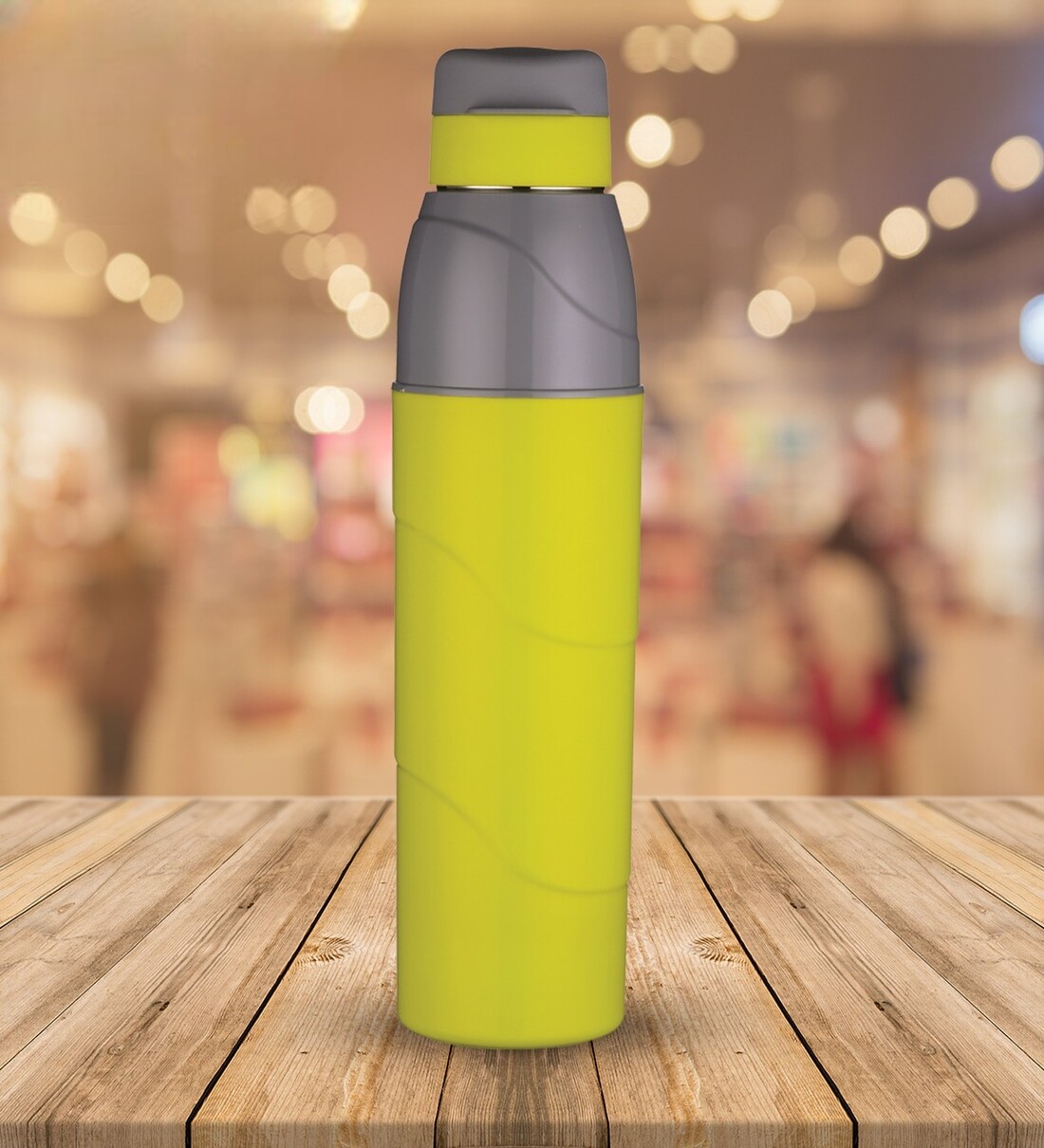 Wave 800ml Insulated Plastic   Water Bottle,Share By Trueware