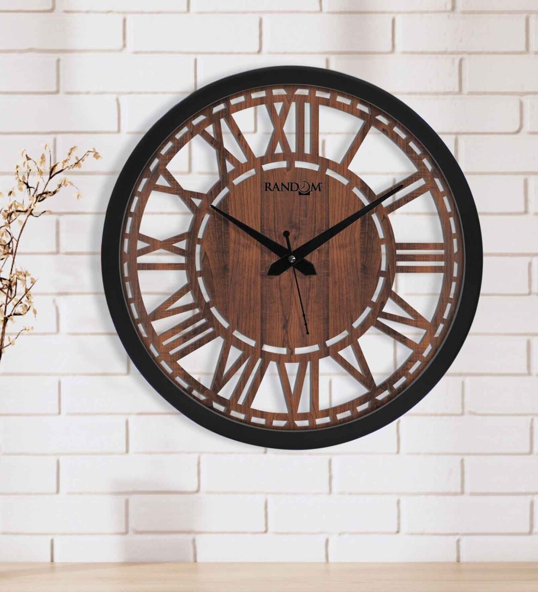 Decorative Numbers 12 Inches Plastic Wall Clock,Share By Random