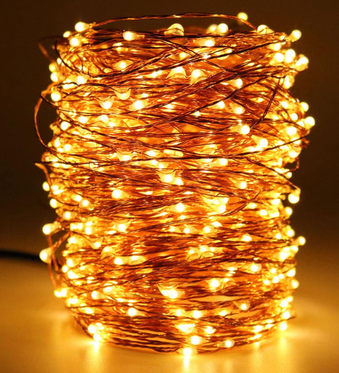 White and Yellow 10 Meter Plug-In LED String Light,Share By The Purple Tree