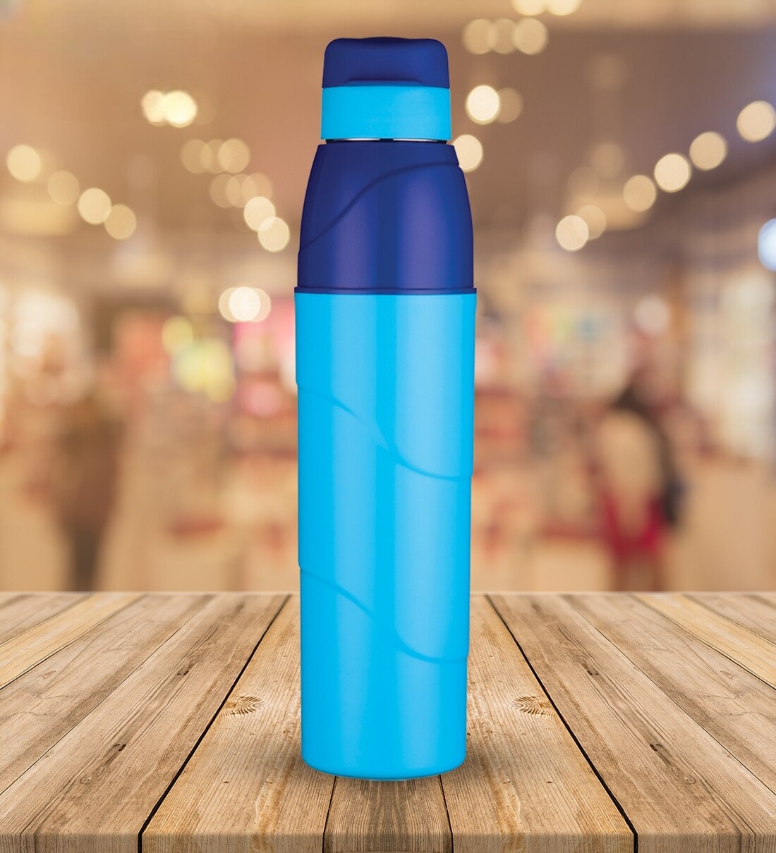 Wave 800ml Insulated Plastic   Water Bottle,Share By Trueware