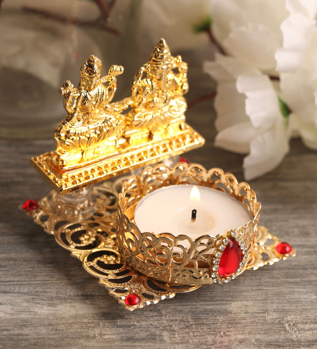 Gold Metal Table Tea Light Holder,Share By Itiha