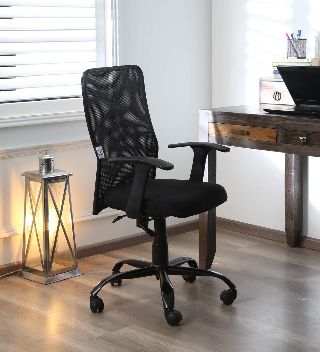 UV Breathable Mesh Ergonomic Chair in Black Colour,Share By VOF