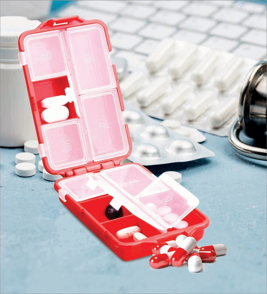 Assorted  Plastic  Pills Box,Share By Trueware