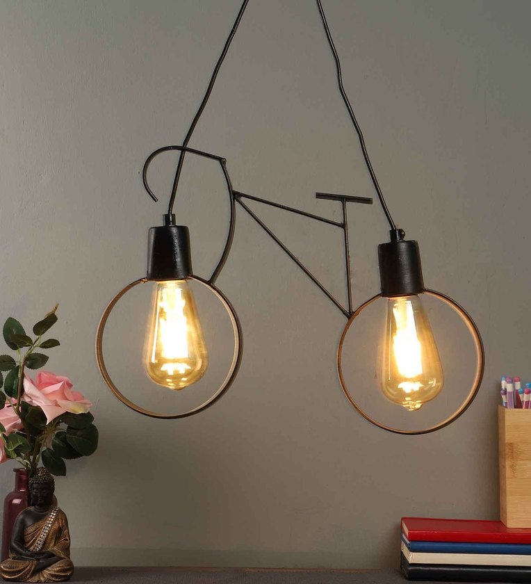 Naple Black Metal Hanging Light,Share By Eliante by Jainsons Lights