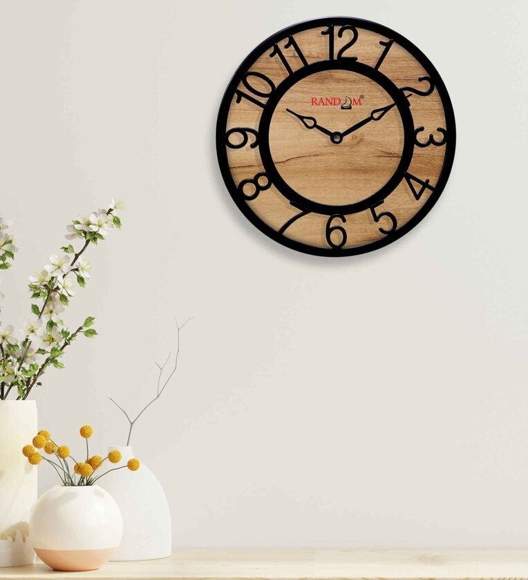 Artisan Contemporary 8 Inches Plastic Wall Clock,Share By Random