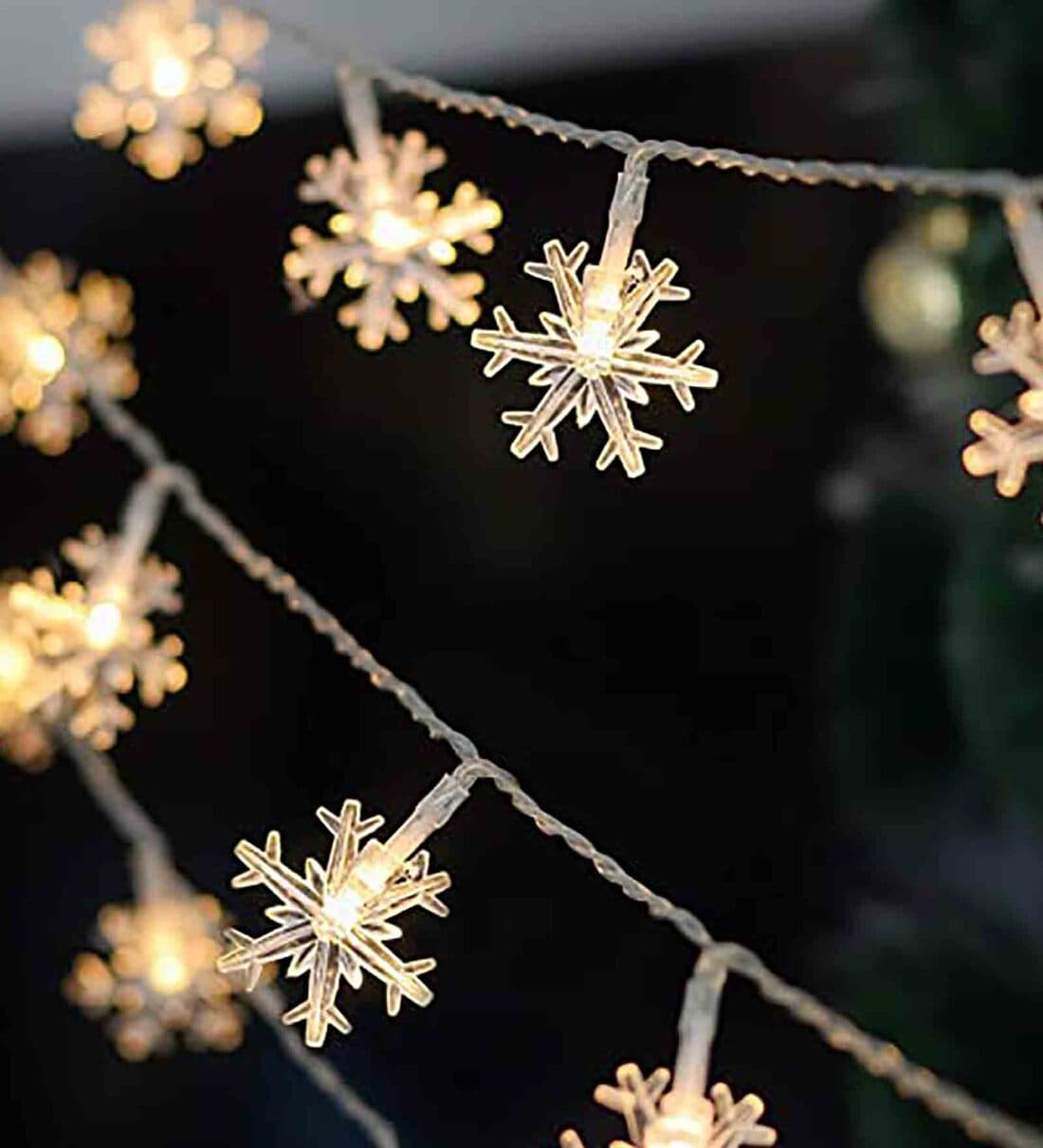 Snowflake Warm Yellow 5 Meter LED String Light,Share By Homesake