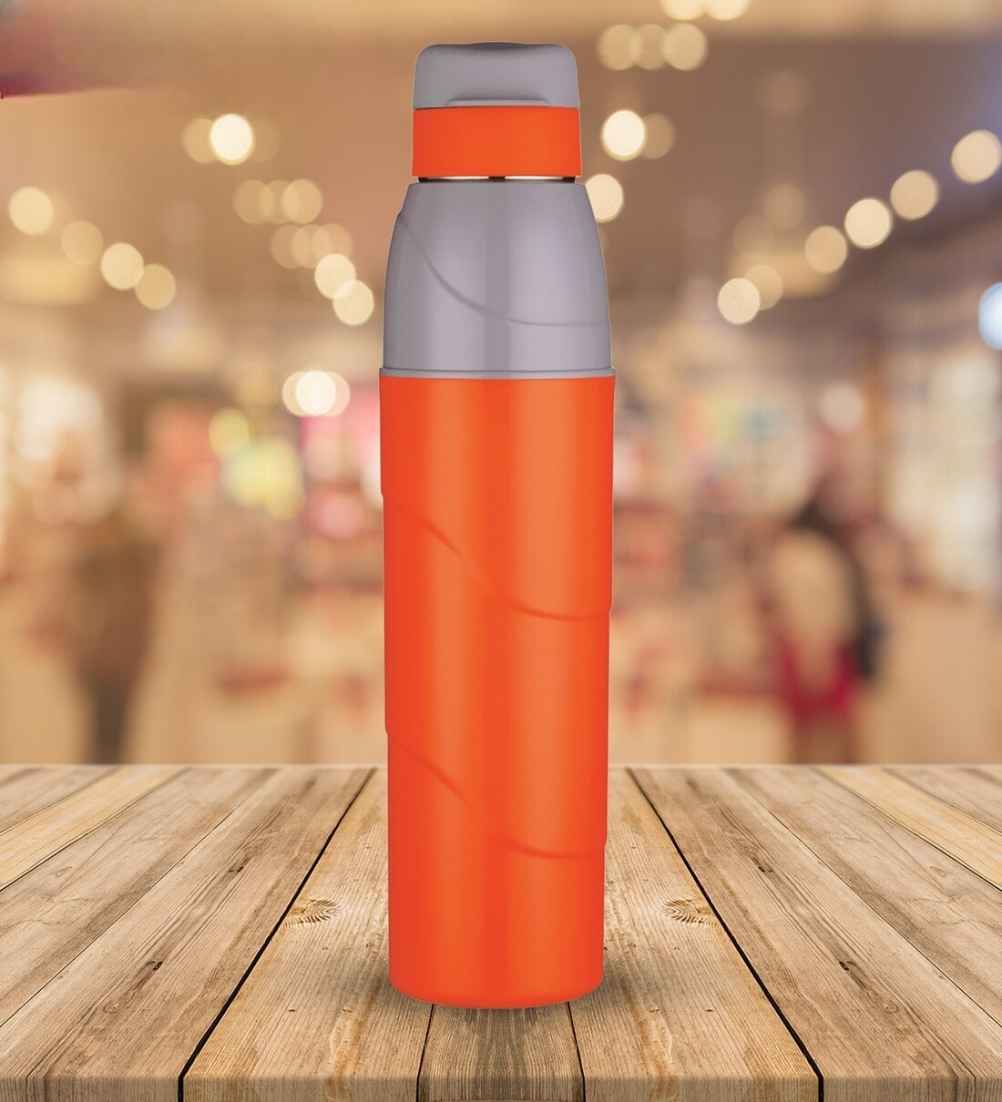 Wave 800ml Insulated Plastic   Water Bottle,Share By Trueware