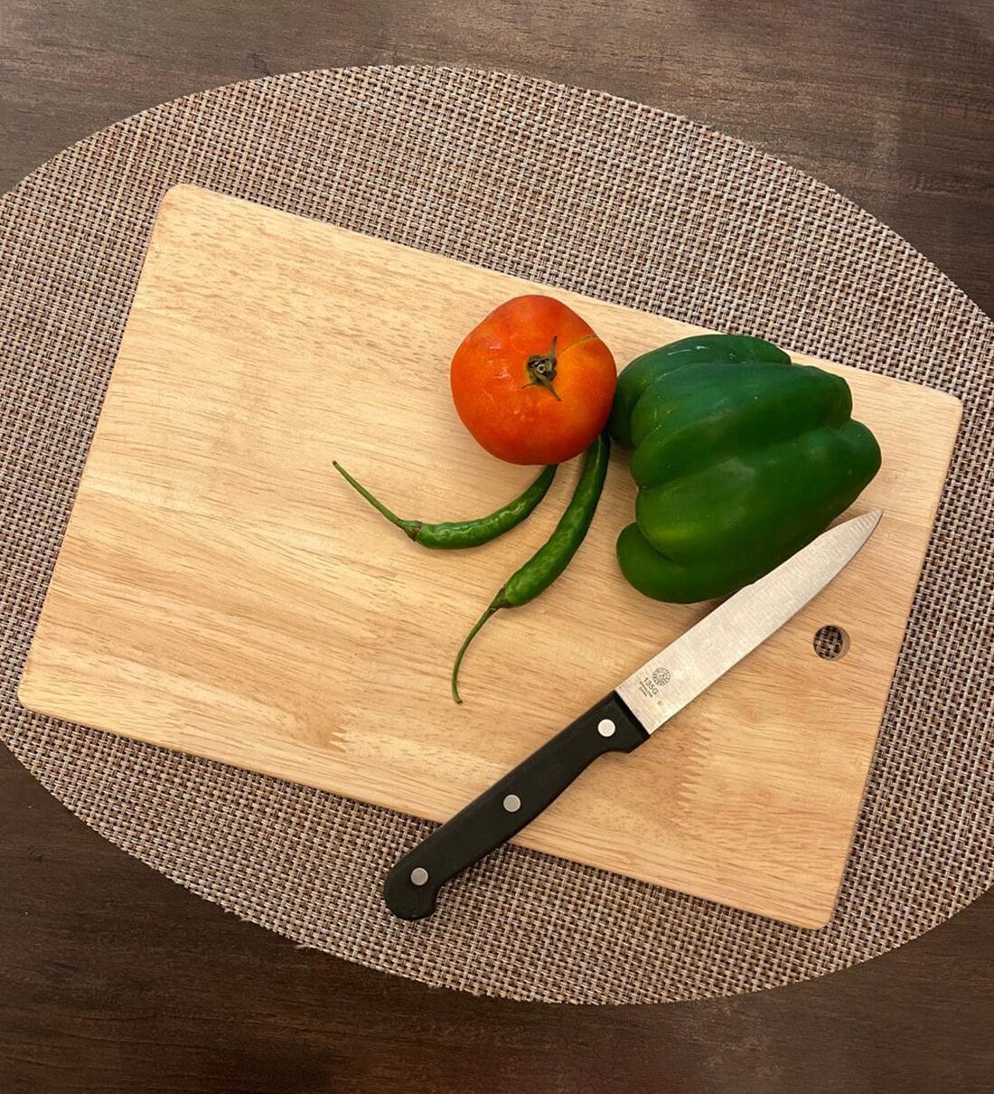 Natural Rubber Wood Chopping Board,Share By ClasiCraft