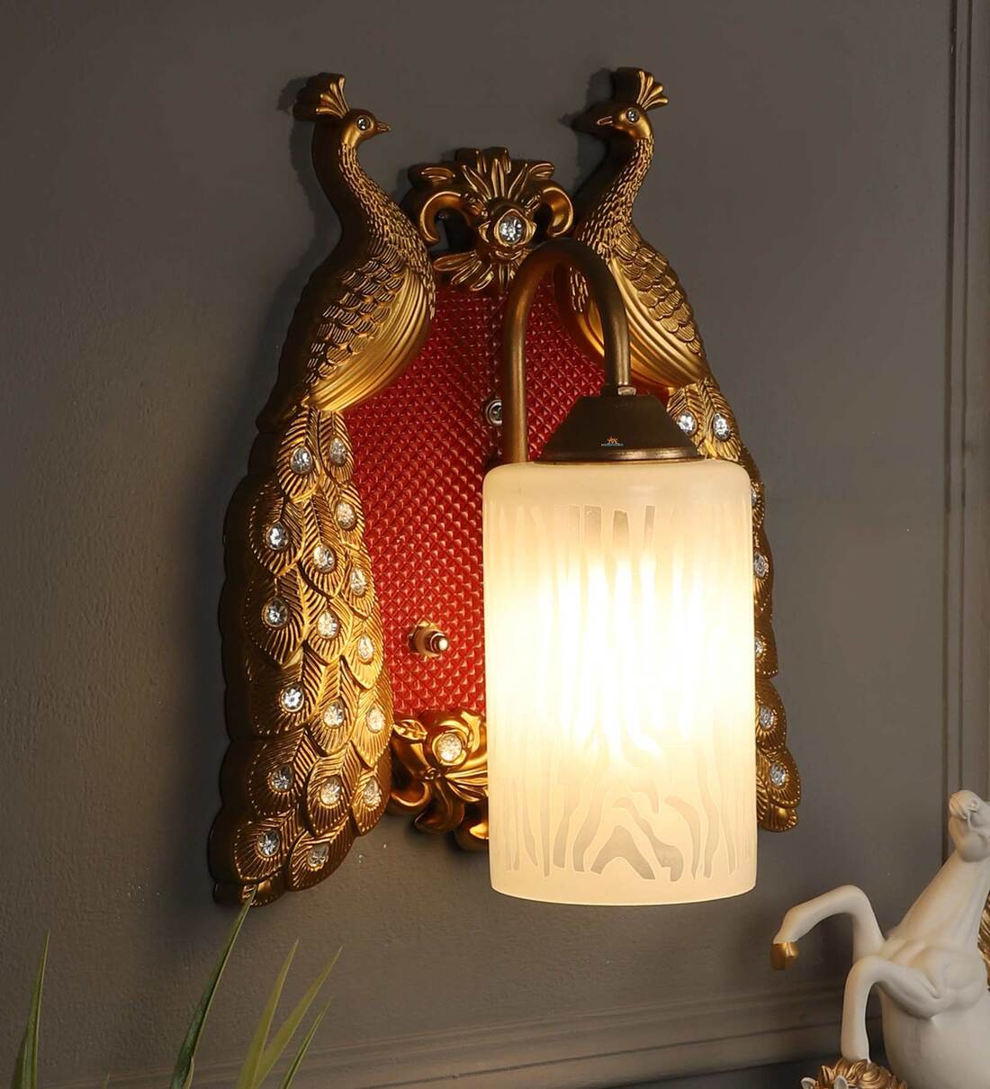 Amber Antique Gold PVC Novelty Wall Light,Share By DecorativeRay