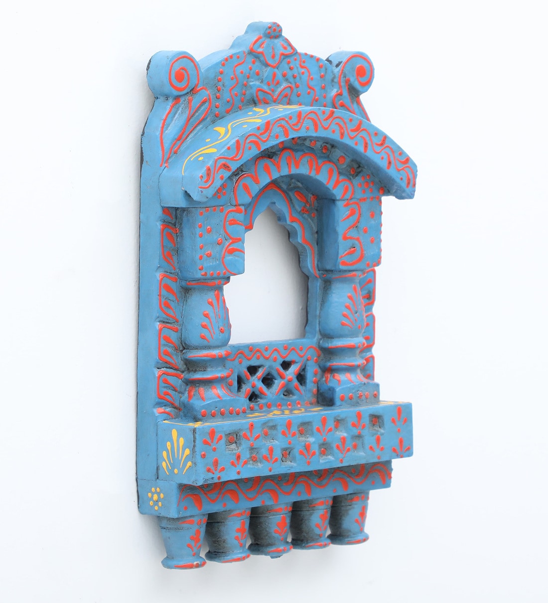 Blue Mango Wood Jharokha,Share By Art of Jodhpur