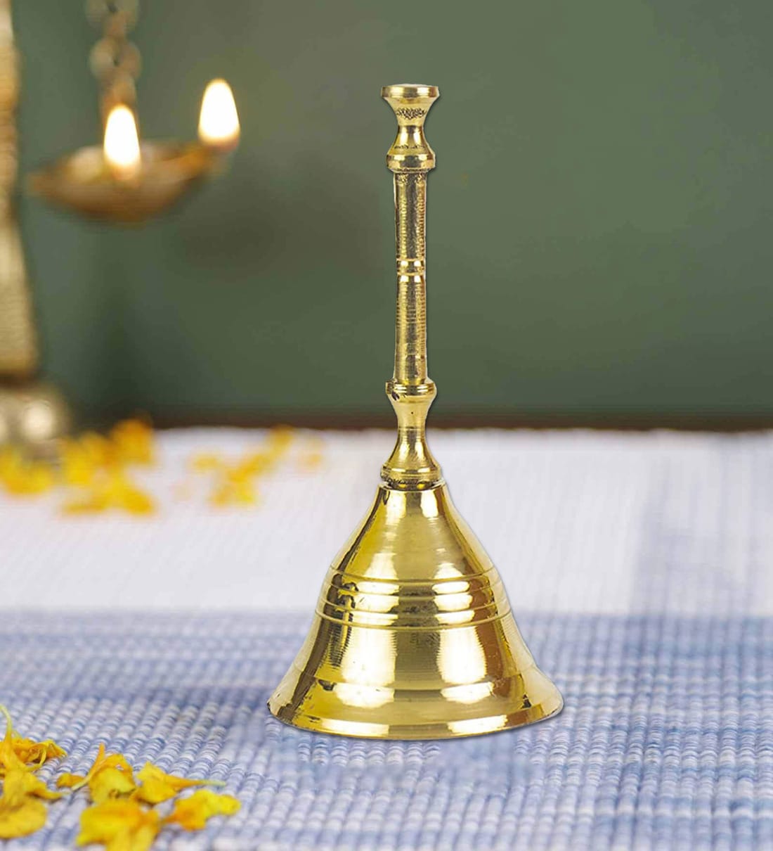 Golden Brass  Pooja BellShare By Arghyam