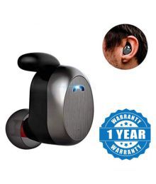 S.L.G Glamour naino Earbud Bluetooth Headset - Black