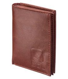 Wood Land Leather Tan Casual Regular Wallet