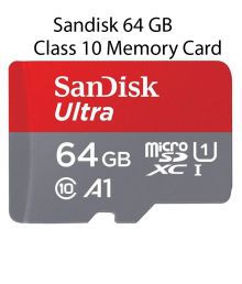 SanDisk 64 GB 100 Mbps Class 10 A1 Memory Card