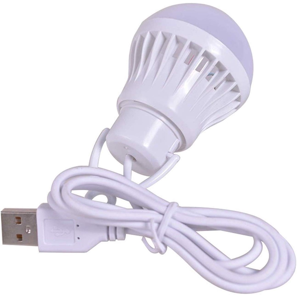 3SMART USB LED Bulb 5 W Bright Light Reading Lamp Used with Any Laptop, PC, Power Bank, USB Bulb Light (Pack of 1)