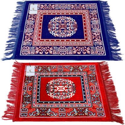 T Creation Cotton Doormat for Home assan mat puja mat prayer mat