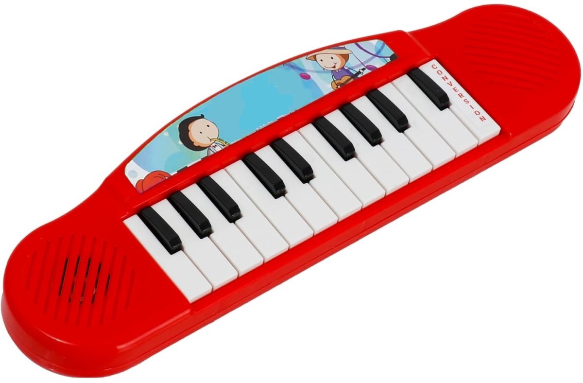 AR Kids Toys Mini Piano Toy Battery Operated Musical Piano Toys for Kids, (Pack of 1) (Multicolor)