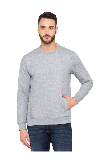 Globus Grey Full Sleeves Sweatshirt