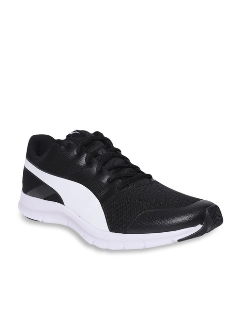 Puma Unisex Flexracer Black Running Shoes