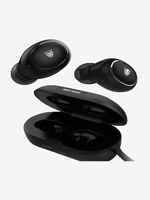 Ant Audio Wave Sports Tws 700 Wireless Earbuds With Charging Case (Black)