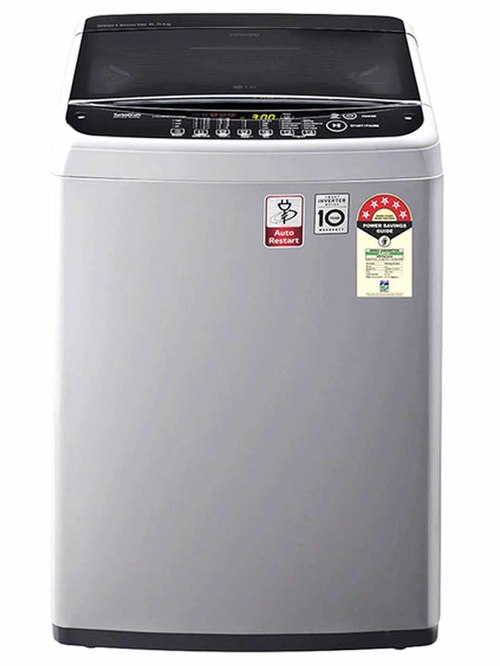 LG 6.5Kg 5 Star Inverter Fully Automatic Top Load Washing Machine (T65SNSF1Z, Middle Free Silver)