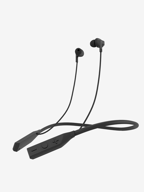 Wings Glide Neckband with Mic (Black)