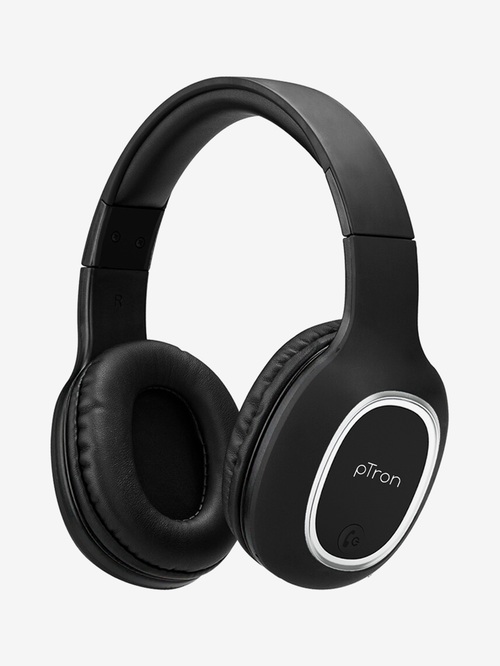 PTron Soundster Lite Wireless Bluetooth Headphone with Microphone (Black)