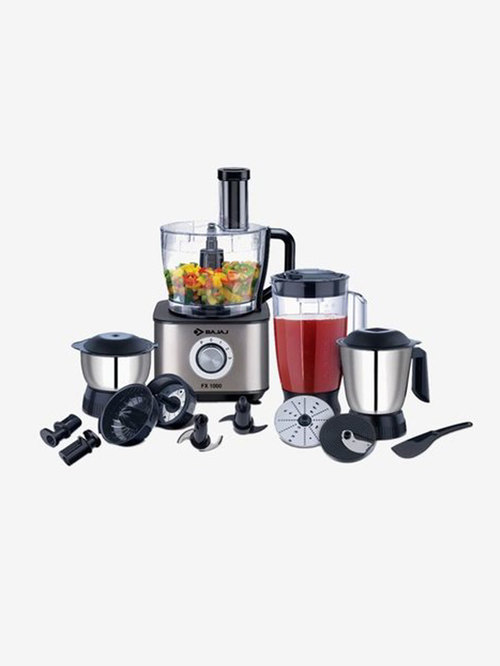 Bajaj FX1000 1000 Watts Food Processor (Black)