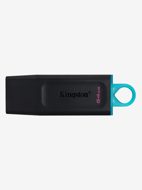 Kingston DataTraveler Exodia 64GB USB 3.2 Gen 1 Flash Drive (Black/Teal)