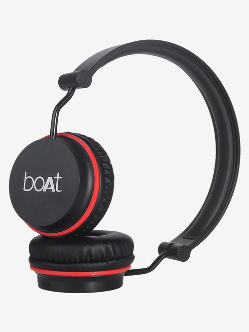 boAt Rockerz 410 T Wireless Headphone with Super Extra Bass & Upto 10H Playtime (Black/Red)