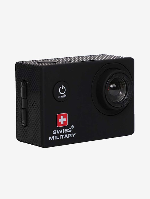 Swiss Military CAM1 Wanderer 12 MP Sports and Action Camera (Black)