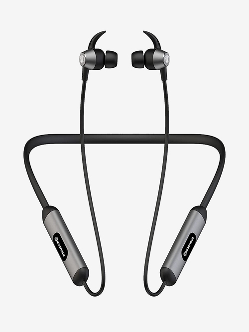 Nu Republic Cosmo X8 Fastcharge Bluetooth Wireless Neckband with X-Bass Upto 24hrs playtime (Grey)