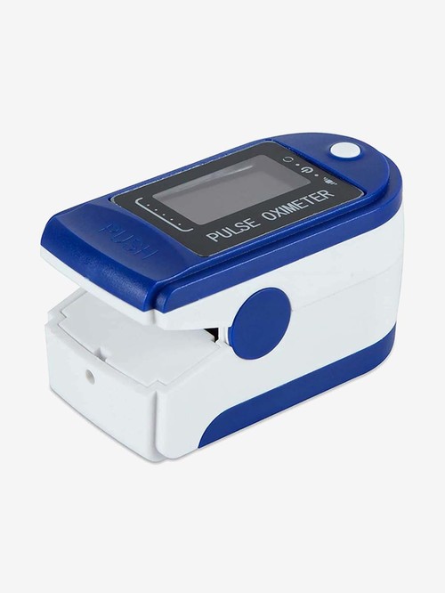 I Kall Fingertip Pulse Oximeter with OLED Display (Blue and White)